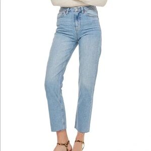 Topshop Straight Light Blue Women's Jeans
